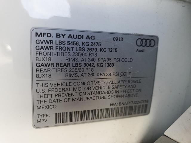 WA1BNAFY7J2247318 Audi Q5 Premium Plus