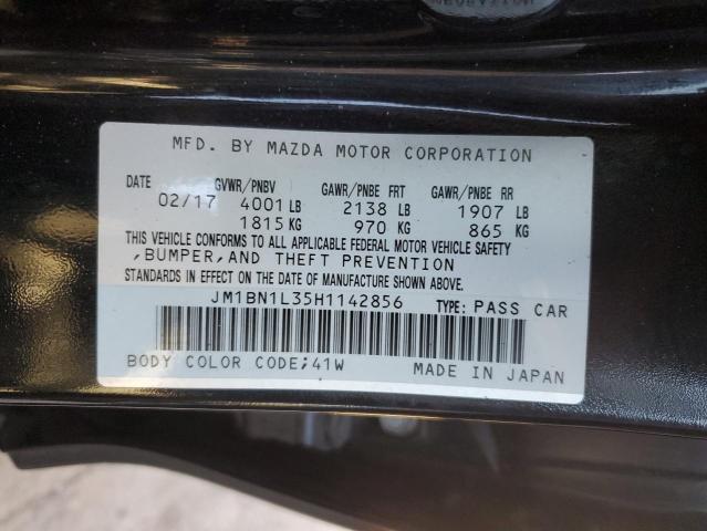 JM1BN1L35H1142856 Mazda 3 TOURING