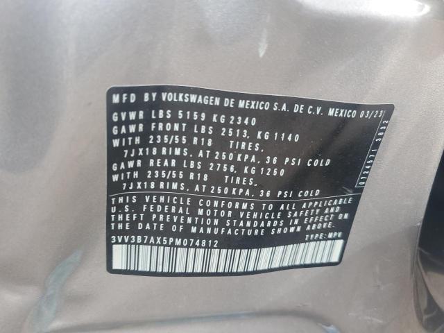 3VV3B7AX5PM074812 Volkswagen TIGUAN SE
