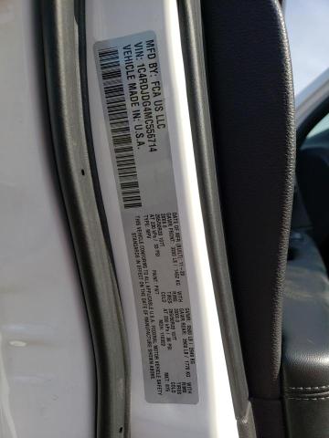 1C4RDJDG4MC556714 Dodge DURANGO GT