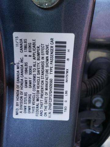 2HGFC2F57GH509560 Honda Civic Lx