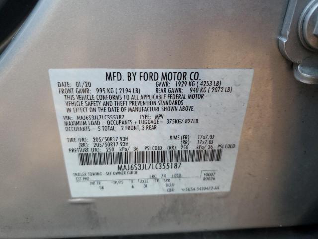 MAJ6S3JL7LC355187 Ford Ecosport Ses