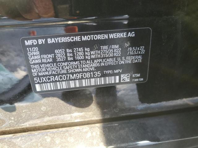 5UXCR4C07M9F08135 BMW X5 Sdrive 40i
