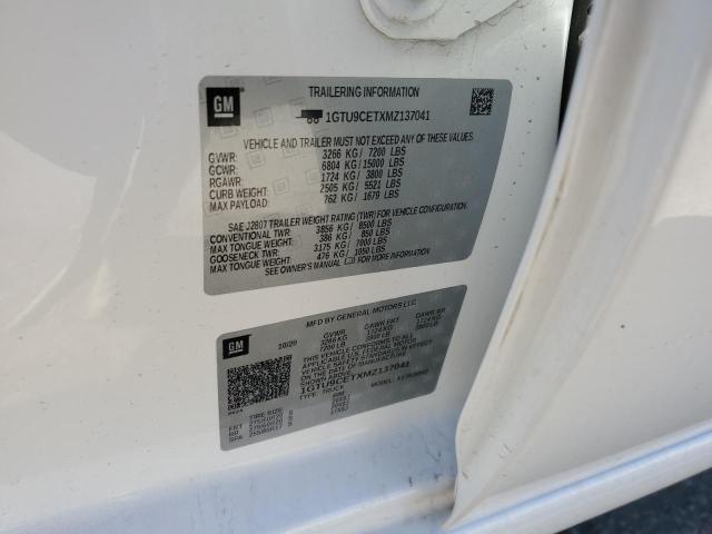 1GTU9CETXMZ137041 GMC Sierra K1500 Elevation