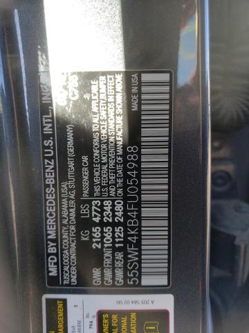 55SWF4KB4FU054988 Mercedes-Benz C 300 4matic