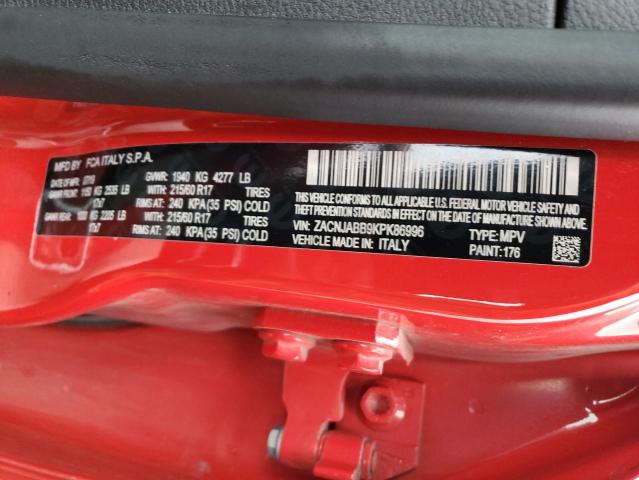 ZACNJABB9KPK86996 Jeep Renegade Latitude