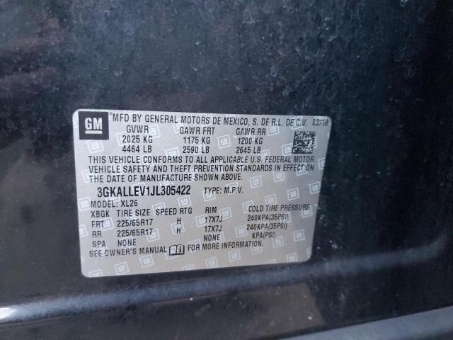 3GKALLEV1JL305422 GMC TERRAIN SL