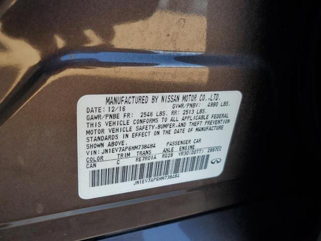 JN1EV7AP6HM738484 Infiniti Q50 Premium