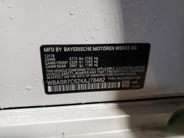 WBA5R7C52KAJ78482 BMW 330XI