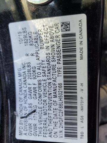 2HGFC2F86LH502166 Honda Civic Sport