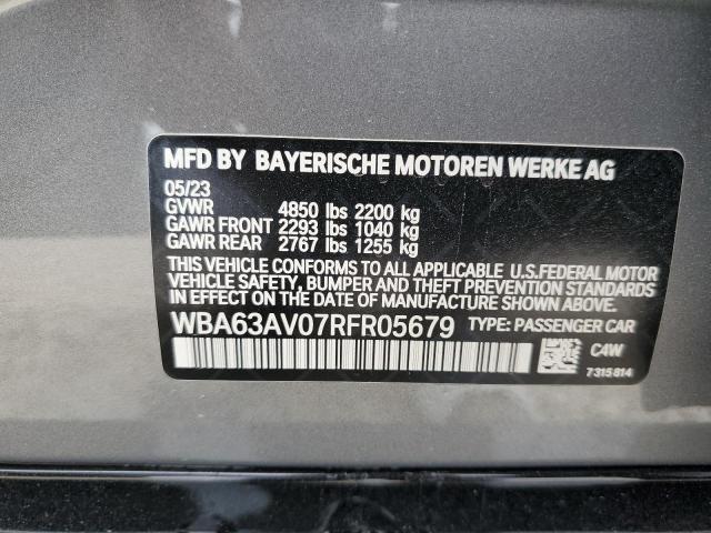 WBA63AV07RFR05679 BMW 430i Gran Coupe