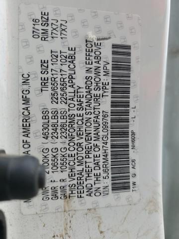 5J6RM4H74GL099767 Honda CR-V EXL