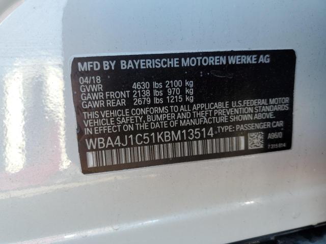 WBA4J1C51KBM13514 BMW 430i Gran Coupe
