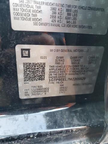 1GTP9EEL7MZ205529 GMC Sierra K1500 At4