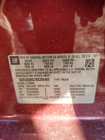 3GTU2UEC7EG266463 GMC Sierra K1500 Sle