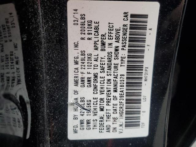 1HGCR2F39EA180579 Honda ACCORD LX