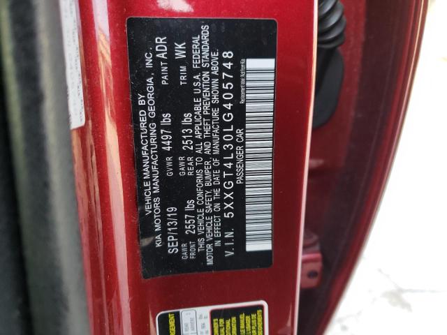 5XXGT4L30LG405748 KIA Optima Lx