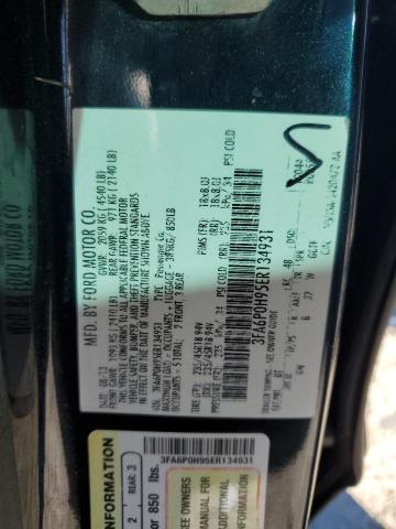 3FA6P0H95ER134931 Ford FUSION SE