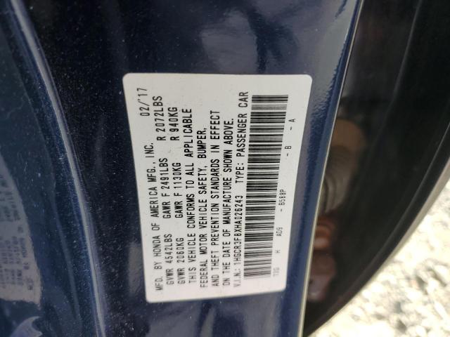 1HGCR3F8XHA026243 Honda ACCORD EXL