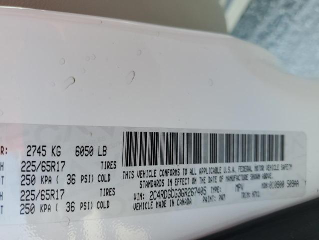 2C4RDGCG3GR267405 Dodge Grand Caravan Sxt