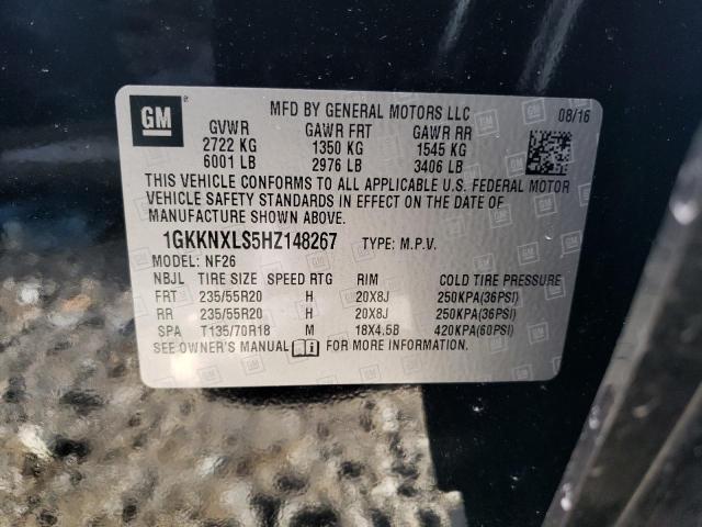 1GKKNXLS5HZ148267 GMC Acadia Denali