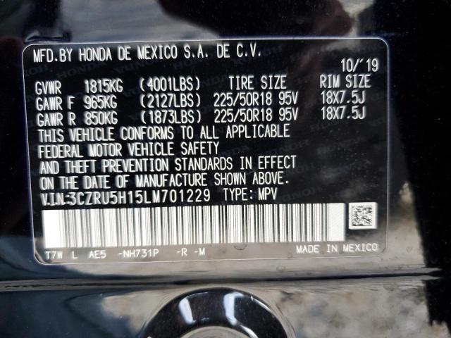 3CZRU5H15LM701229 Honda HR-V SPORT