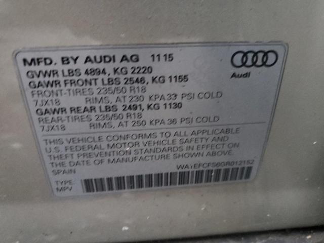 WA1EFCFS6GR012152 Audi Q3 Premium Plus