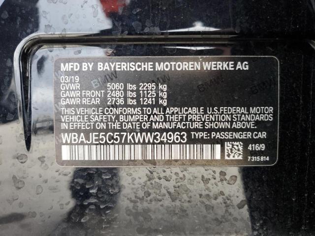 WBAJE5C57KWW34963 BMW 540 I
