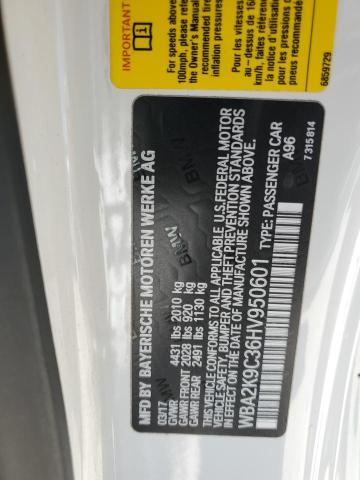 WBA2K9C36HV950601 BMW 230I