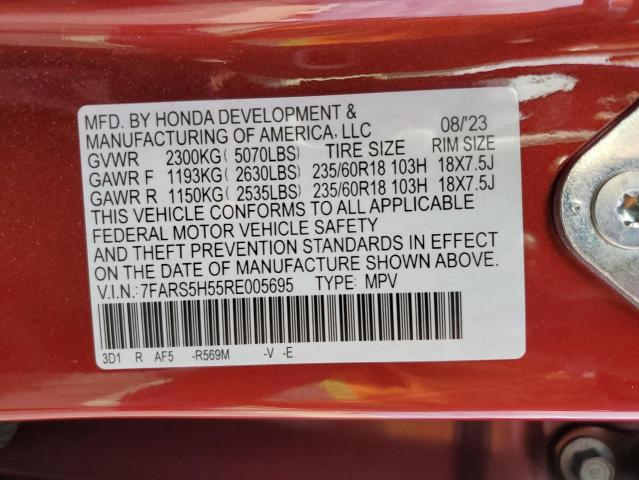 7FARS5H55RE005695 Honda Cr-v Sport