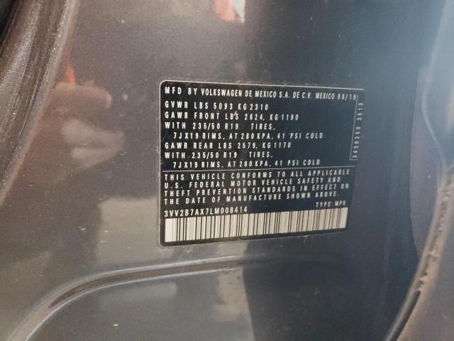 3VV2B7AX7LM008414 Volkswagen TIGUAN SE