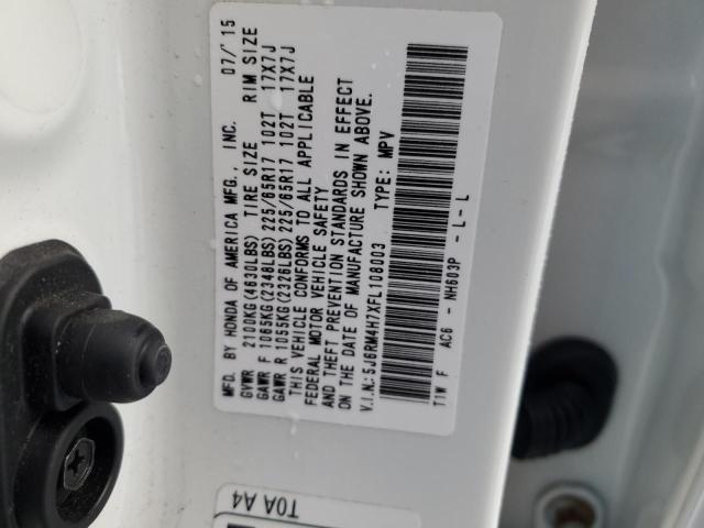 5J6RM4H7XFL108003 Honda CR-V EXL