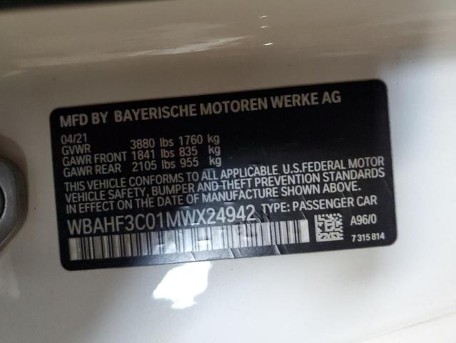 WBAHF3C01MWX24942 BMW Z4 Sdrive30i