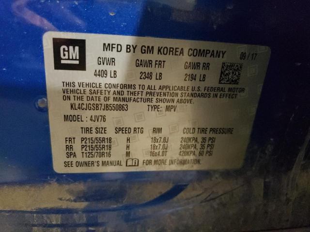 KL4CJGSB7JB550863 Buick Encore Essence