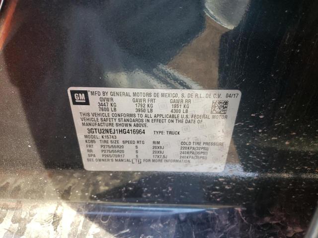 3GTU2NEJ1HG416964 GMC Sierra K1500 Slt