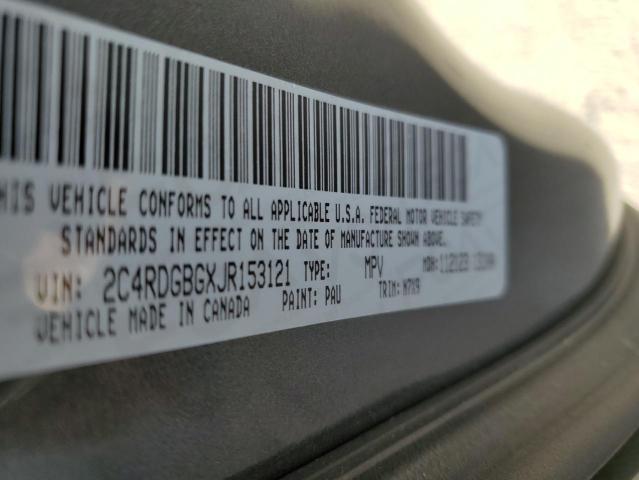 2C4RDGBGXJR153121 Dodge Grand Caravan Se