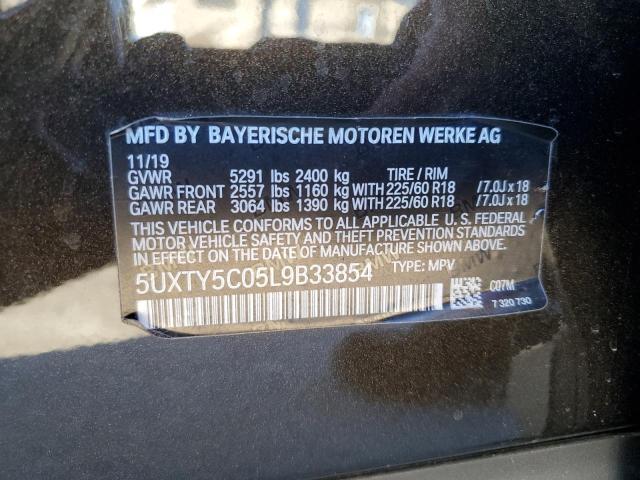 5UXTY5C05L9B33854 BMW X3 Xdrive30i