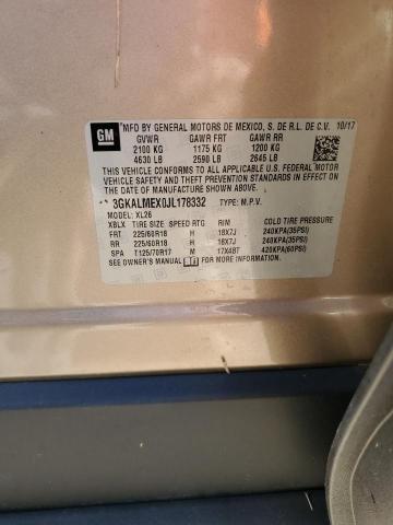 3GKALMEX0JL178332 GMC Terrain Sle