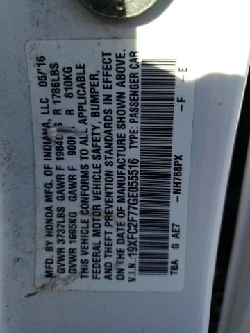 19XFC2F77GE055516 Honda CIVIC EX
