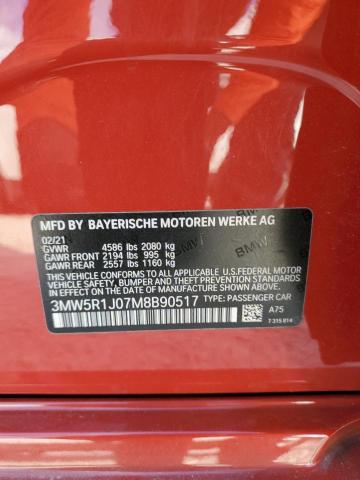 3MW5R1J07M8B90517 BMW 330I