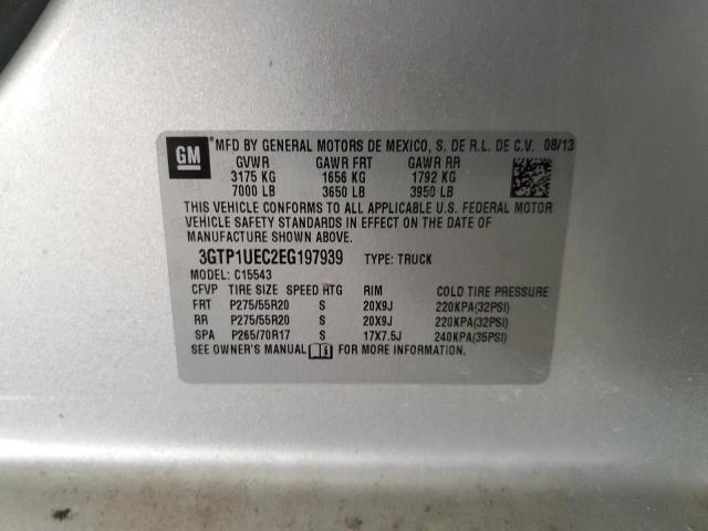3GTP1UEC2EG197939 GMC Sierra C1500 Sle