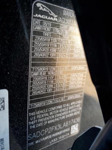 SADCP2FX3LA617436 Jaguar F-pace Checkered Flag