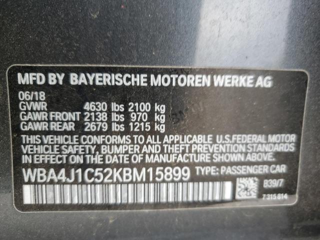 WBA4J1C52KBM15899 BMW 430i Gran Coupe