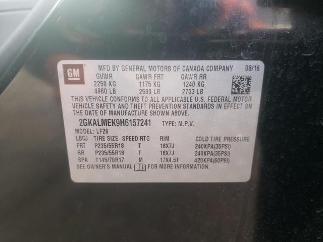2GKALMEK9H6157241 GMC Terrain Sle