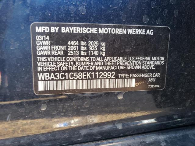 WBA3C1C58EK112992 BMW 328 I Sulev