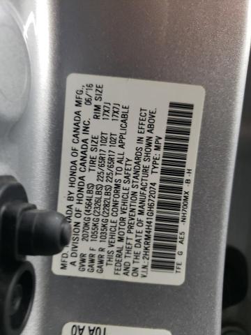 2HKRM4H41GH672074 Honda CR-V SE