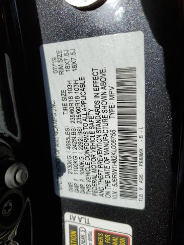 5J6RW1H82KL006755 Honda CR-V EXL