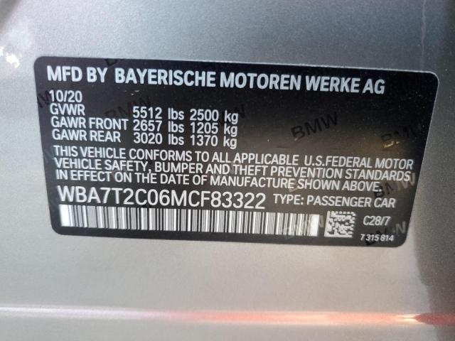 WBA7T2C06MCF83322 BMW 740 I