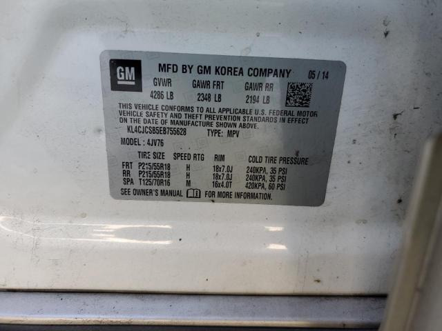 KL4CJCSB5EB755628 Buick Encore