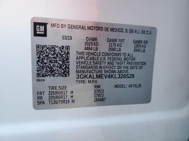 3GKALMEV4KL326529 GMC Terrain Sle